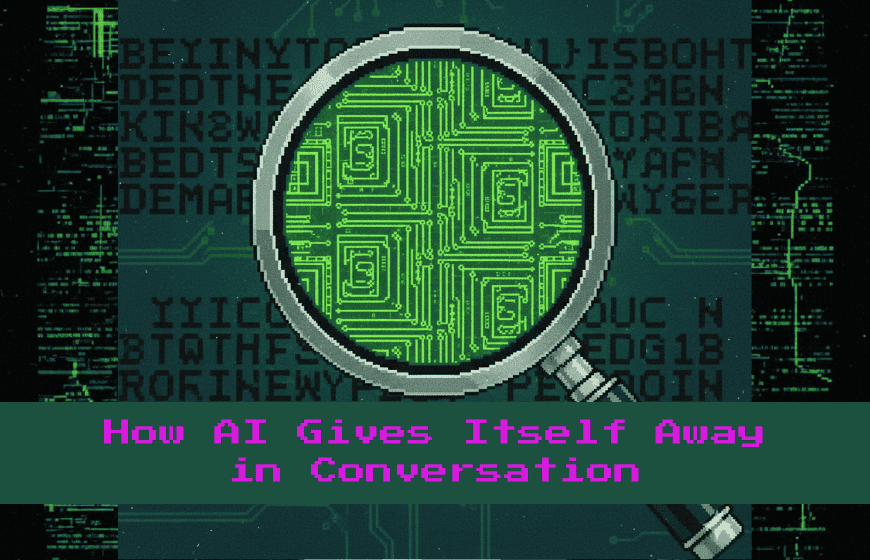How AI Gives Itself Away in Conversation